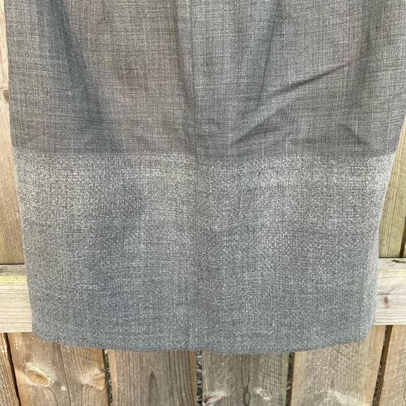 Gunex Women's Straight Pencil Skirt Pull on Pleated Back Gray Size 6 - Picture 6 of 9